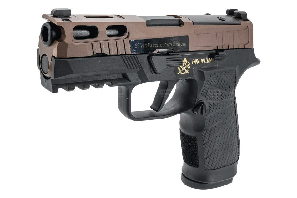 Para Bellum 320 PRO 3.9" WC Custom Style GBB Pistol Airsoft ( Bronze ) ( Aluminum Slide & Barrel )
