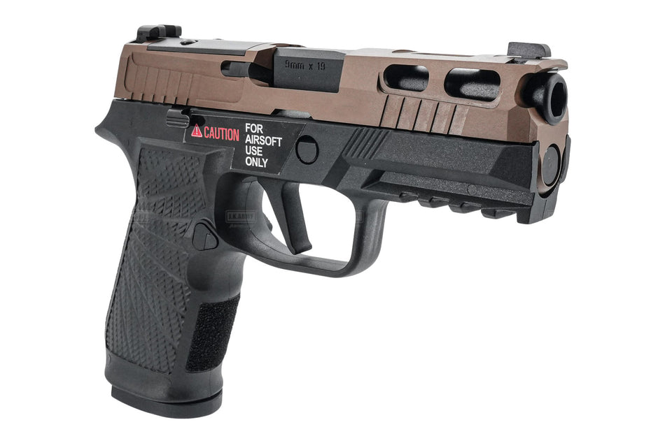 Para Bellum 320 PRO 3.9" WC Custom Style GBB Pistol Airsoft ( Bronze ) ( Aluminum Slide & Barrel )