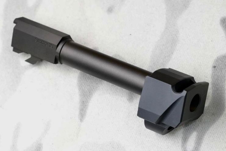 Pro-Arms PMM Style 14mm CCW Compensator with Outer Barrel Set For Umarex Walther PDP Compact GBBP