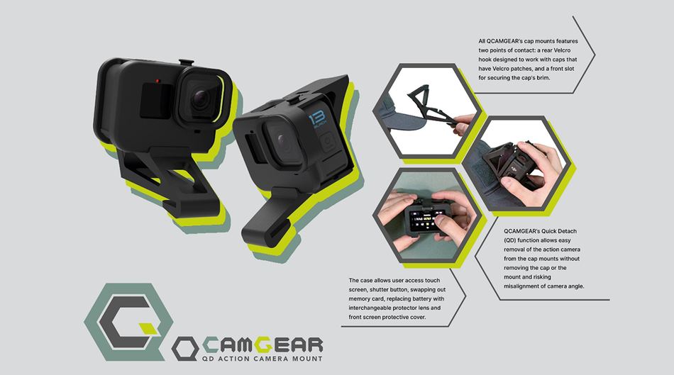 QCAMGEAR Insta360 Low Mount Combo Set ( For Ace Pro 1 / 2 )