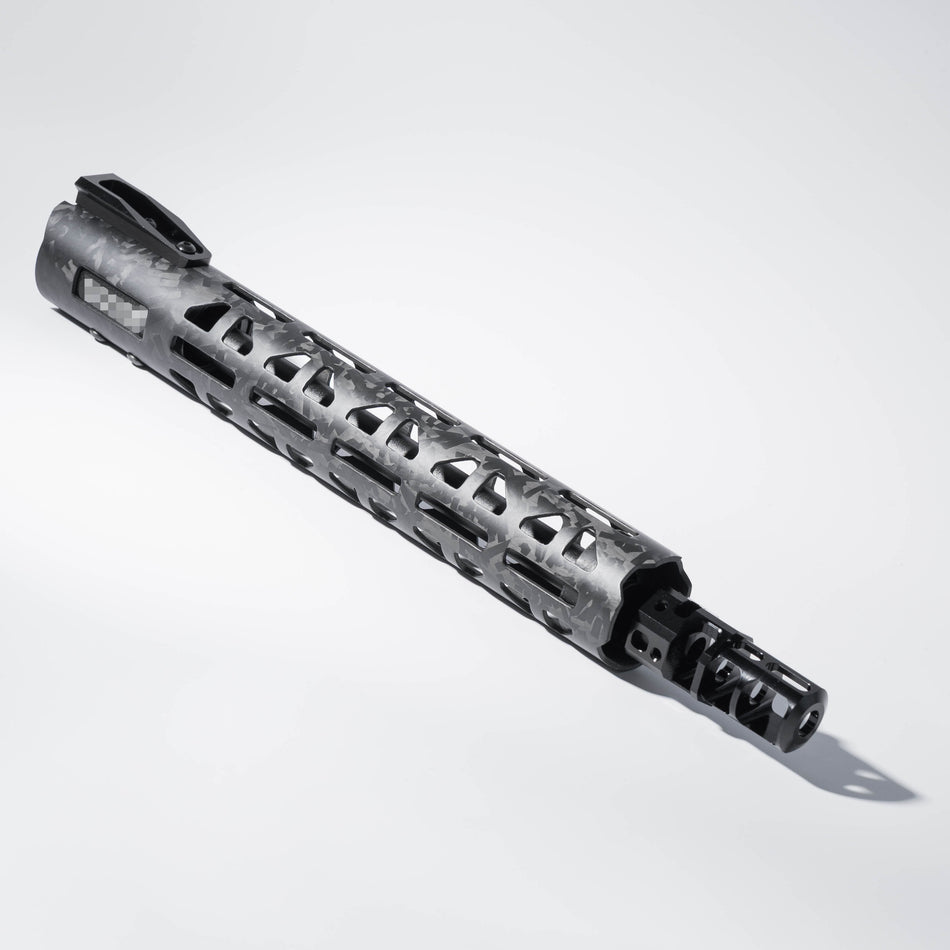 Revanchist 11" MA Style Forged Pattern Carbon Fiber M-LOK Handguard Rail Conversion Kit For Marui TM MWS / SAVIA PCC H / DE DD PCC GBBR Series