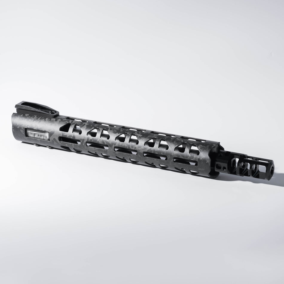 Revanchist 11" MA Style Forged Pattern Carbon Fiber M-LOK Handguard Rail Conversion Kit For Marui TM MWS / SAVIA PCC H / DE DD PCC GBBR Series