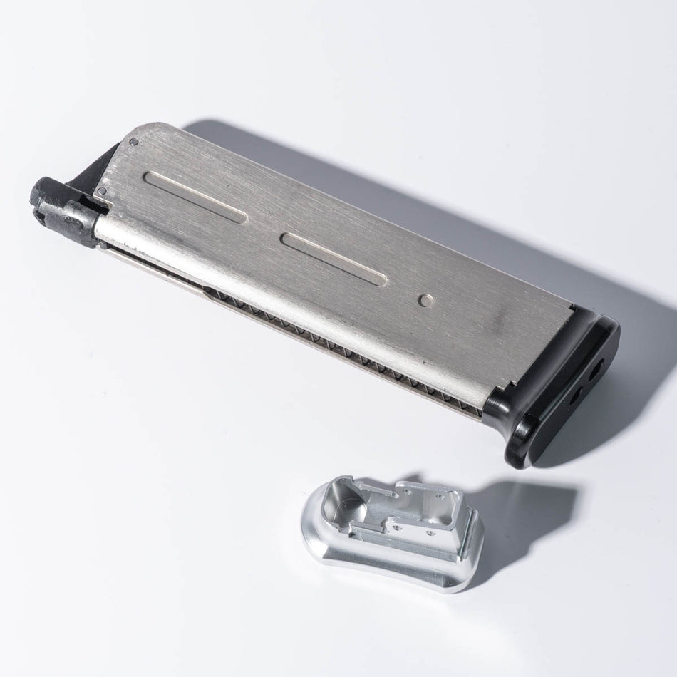 Revanchist Aluminum Magazine Base Type B For Marui TM 1911 / MEU / Desert Warrior 4.3 28 Rounds Magazine