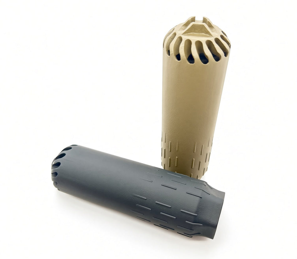 RGW 3D Printed Aluminium 556K Airsoft Barrel Extension / Dummy ( 14mm CCW ) ( Cerakote )