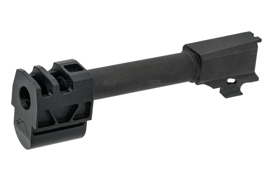 Pro-Arms PMM Style Compensator With Steel Outer Barrel Set For SIG AIR / VFC P320 M18 X Carry GBBP