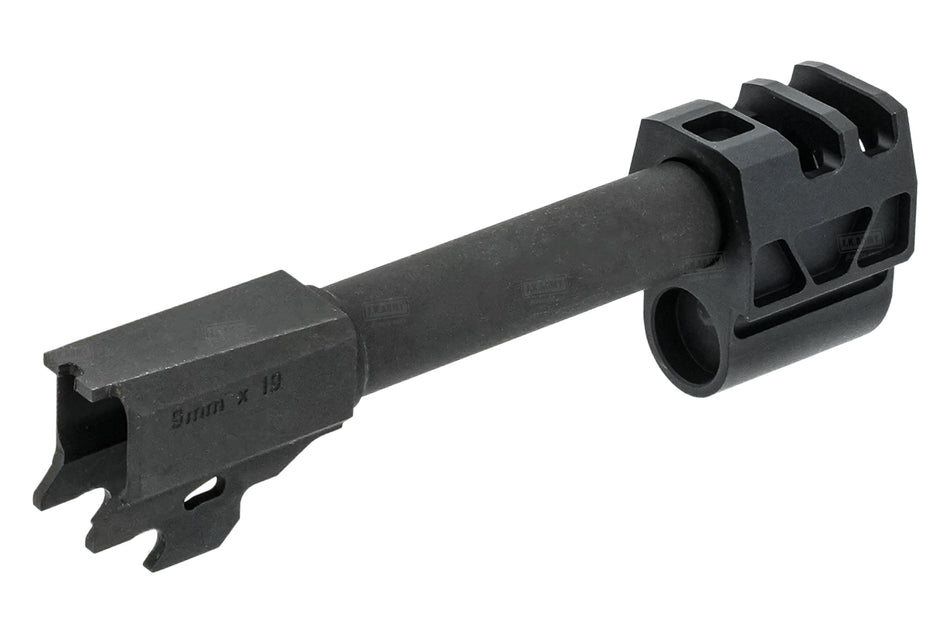 Pro-Arms PMM Style Compensator With Steel Outer Barrel Set For SIG AIR / VFC P320 M18 X Carry GBBP