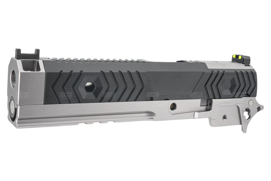 SAVIA CNC Aluminum PT Stype 1 Slide & Frame Kit For Marui TM Hi-Capa GBBP Series