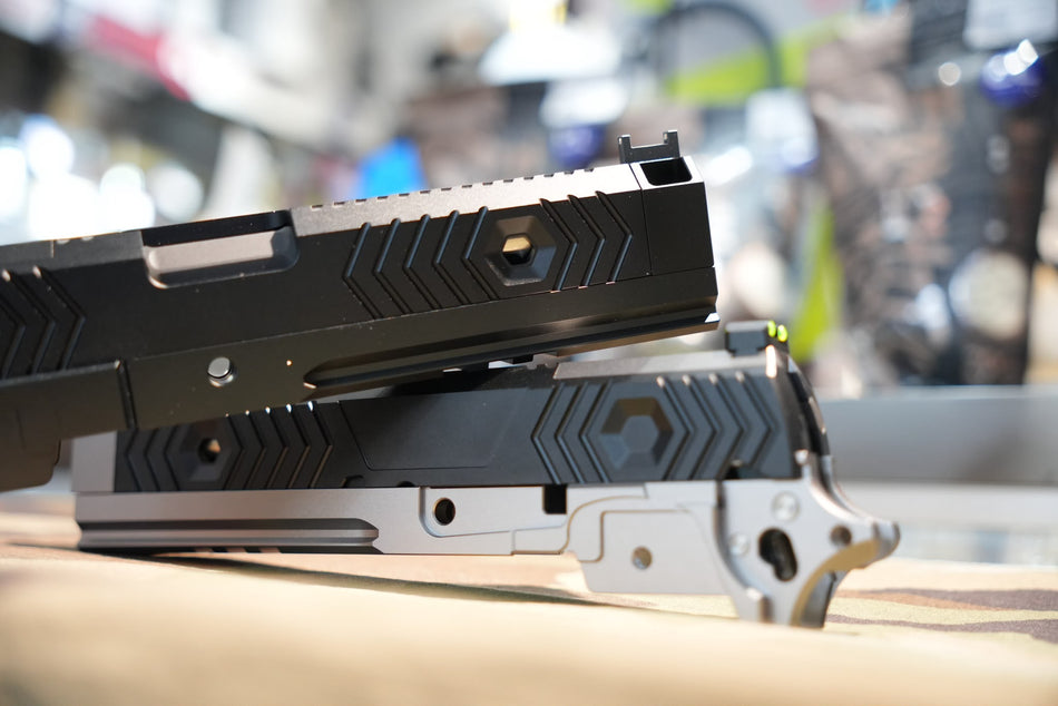 SAVIA CNC Aluminum PT Stype 1 Slide & Frame Kit For Marui TM Hi-Capa GBBP Series