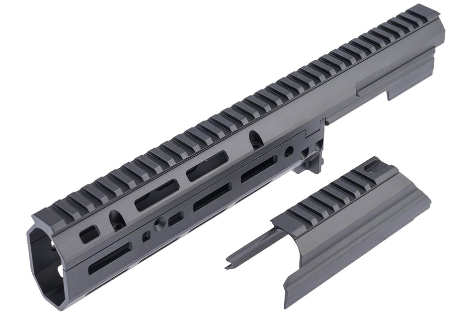 SAG PTD AK MK3 MIL-STD Full Top Rail Chassis Kit For Tokyo Marui TM AKM / AKX GBB Airsoft Series ( Black Anodized )