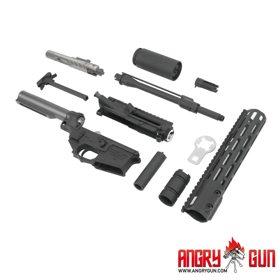 EMG KAC Licensed SR15 MOD 2.1 MWS Conversion Kit For Marui TM MWS GBBR Series ( Black ) ( Knight's Armament SR-15 SBR ) ( by Angry Gun )