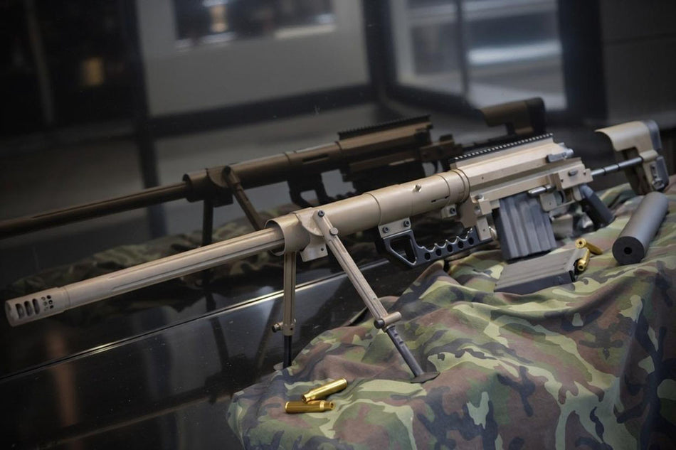 SVOBODA SOCOM GEAR CheyTac M200 Intervention Shell Ejecting Sniper Rifle ( 6mm Gas Airsoft Version ) ( Black / FDE )