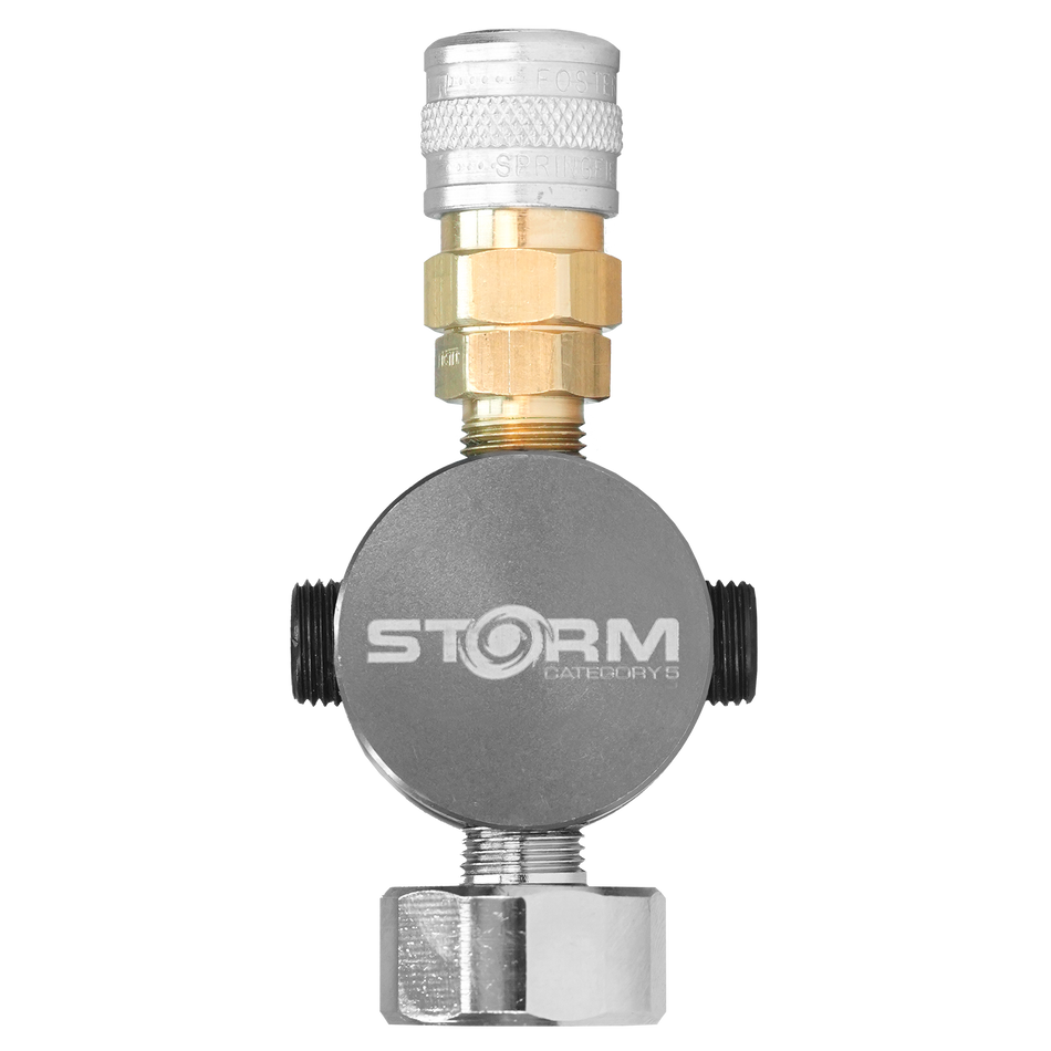 Wolverine Airsoft STORM Category 5 OnTank Regulator w/ Flex Black Line ( HPA )
