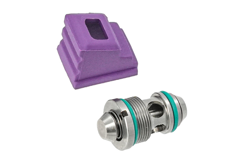 T8 Enhanced 70 Degree Gas Route & Steel Output Valve Set For Marui TM P320 GBBP Series