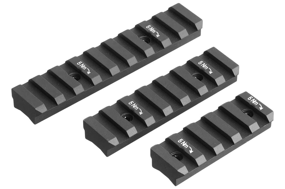 TASK FORCE Hkey Mod 20mm Picatinny Rail / Rail Section ( Black / Tan ) ( 54mm / 74mm / 94mm )