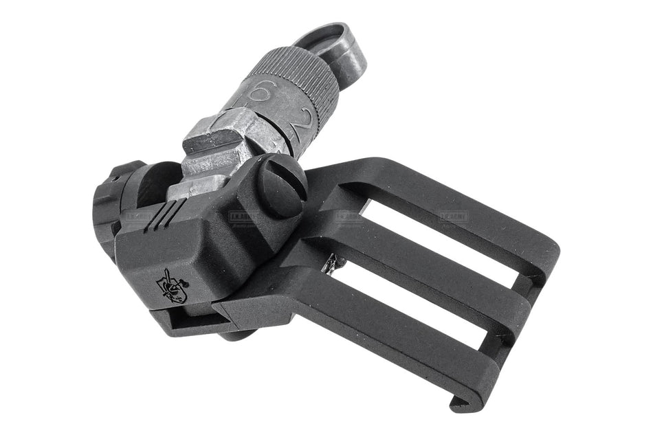 VFC Original Parts - KAC 45 Degree Offset 600M Micro Folding Rear Sight ( SR25 ECC Part # 05-01 )