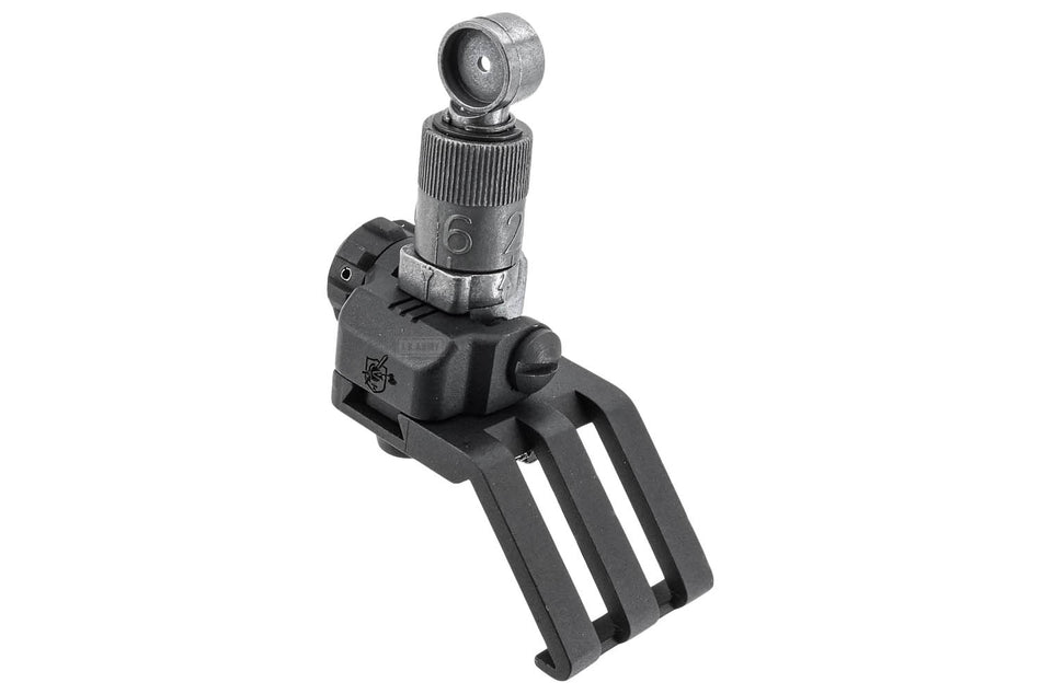 VFC Original Parts - KAC 45 Degree Offset 600M Micro Folding Rear Sight ( SR25 ECC Part # 05-01 )