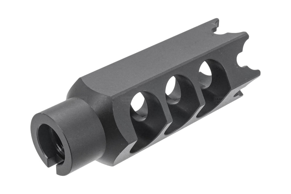 WII TECH CNC Steel DTK-1L Style Muzzle Brake 14mm CCW For Marui TM AKM GBB