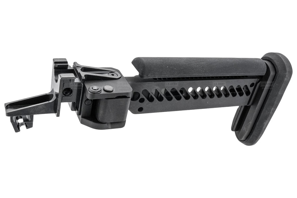 WII TECH Aluminum PT-5 Style Extendable Folding Stock Set For Marui TM AKM GBB ( 2025 Ver. )