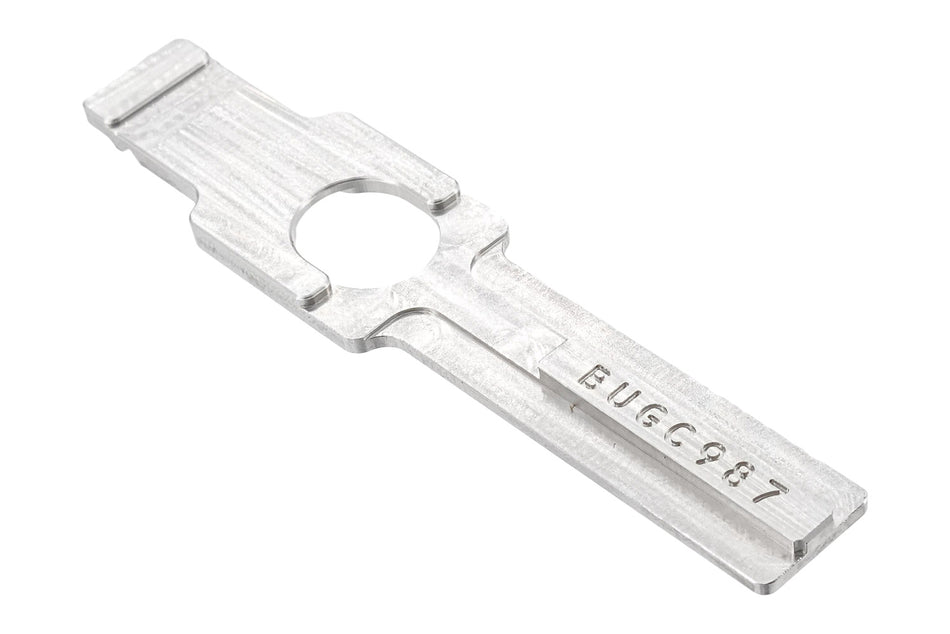 WII TECH Stainless Steel Serial Number Plate For Marui TM G17 Gen5 MOS GBBP Series #BUGC987