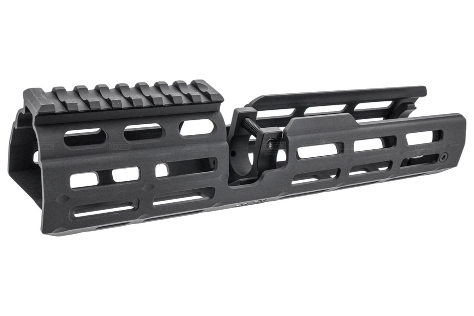 WII TECH CNC Aluminium M-LOK S-Handguard For Umarex VFC MP5 GBB / TM Marui Next Gen MP5