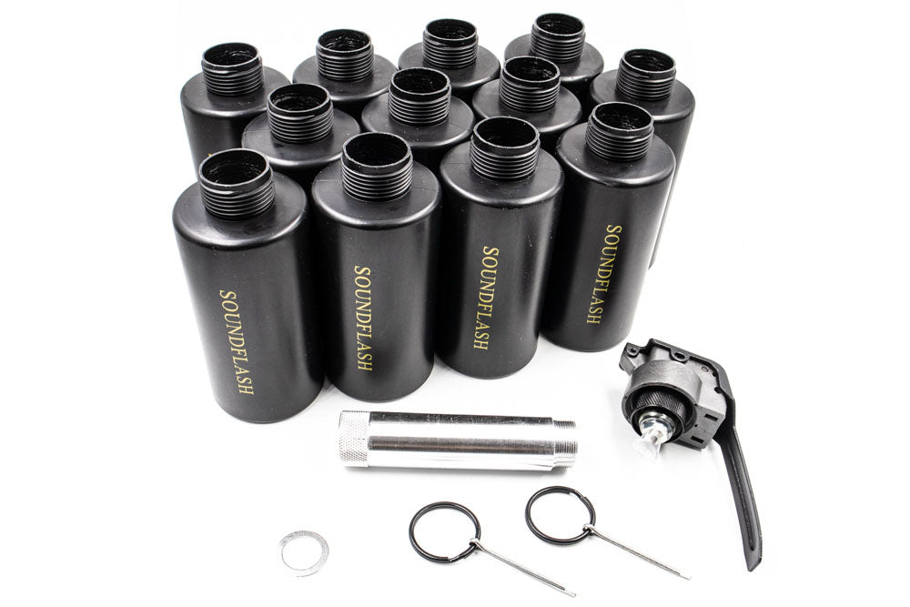 APS Thunder B CO2 Sound Grenade Shocker 12pcs Shell Complete Set ( SOUNDFLASH Type ) ( Hakkotsu TB12B )