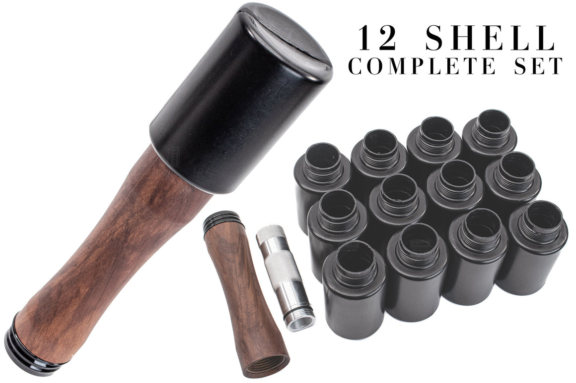 APS Thunder B CO2 Sound WWII Type 98 Style Stick Hand Grenade 12pcs Shell Complete Set ( Hakkotsu TB12G )