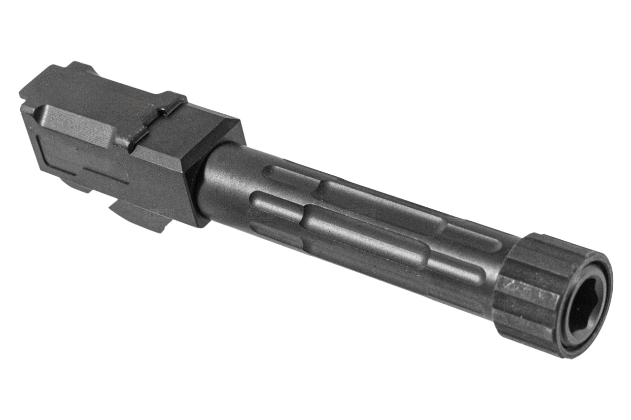 Ace 1 Arms Steel DLC Style 14mm CCW Threaded Outer Barrel For WE G19 GBBP Series