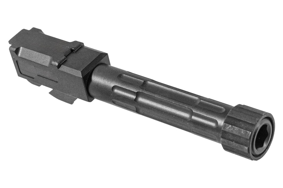 Ace 1 Arms Steel DLC Style 14mm CCW Threaded Outer Barrel For WE G19 GBBP Series