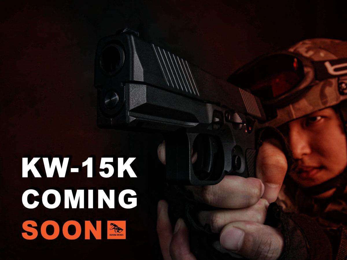 Kizuna Works KW-15K Lebedev PL-15K GBB Pistol ( Black ) ( Style Ver. )