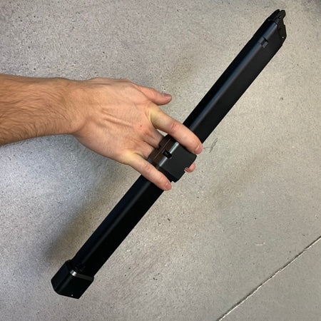 Prowin Twin Extension Magazine 112Rds for Marui TM G Model GBB Pistol Series ( Hermetic Type )-Grey