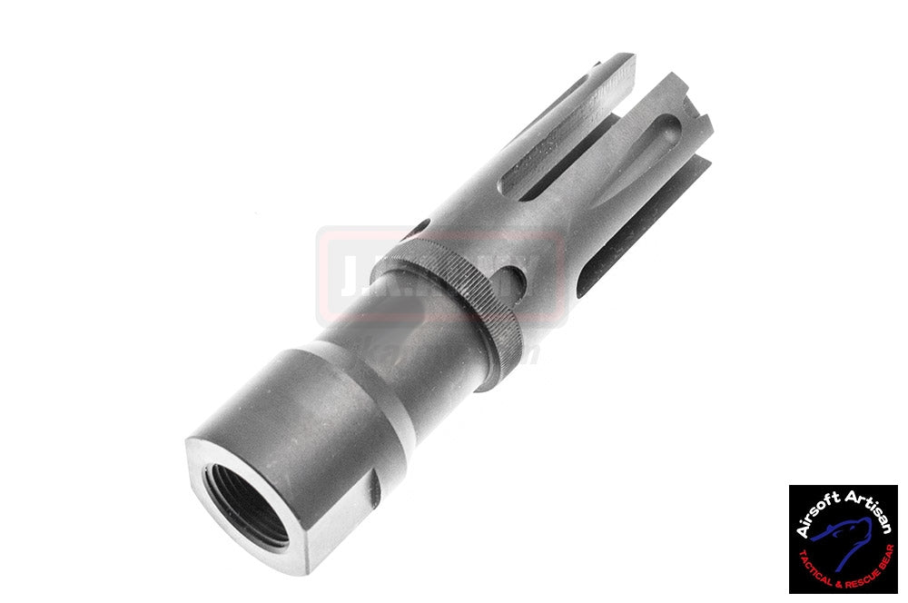Airsoft Artisan FHSA80-FA212 Style Flash Hider 14mm CCW ( BK )
