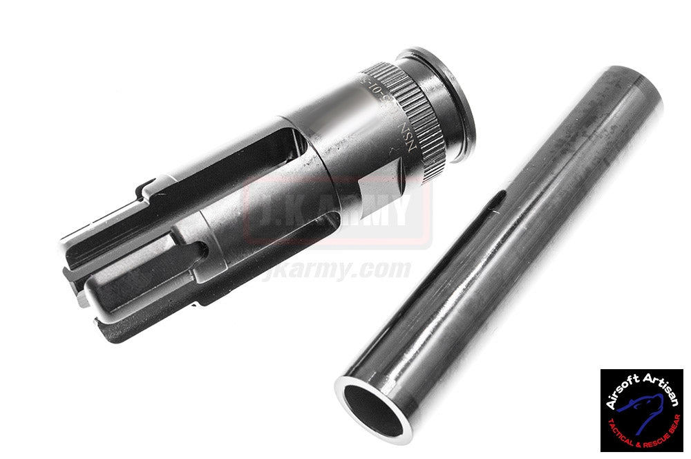 Airsoft Artisan FH556-FA216A Style Flash Hider 14mm CCW ( BK )