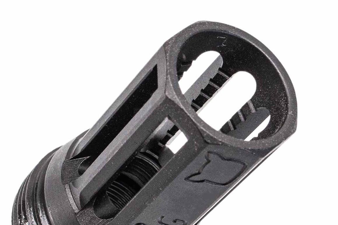 Artisan PIG Style 14mm CCW Steel Flash Hider For CG SGI-6 Style Barrel Extension