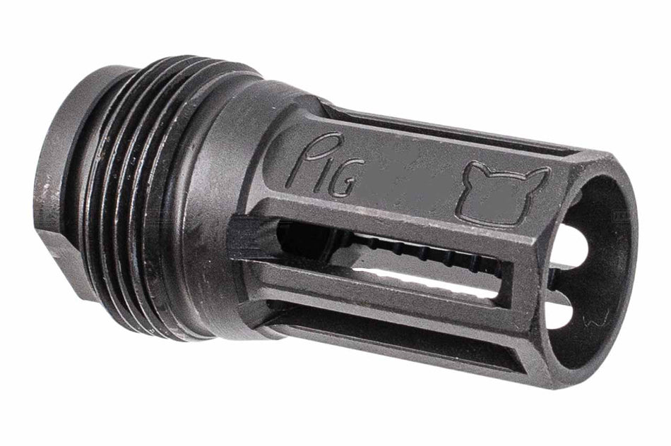 Artisan PIG Style 14mm CCW Steel Flash Hider For CG SGI-6 Style Barrel Extension