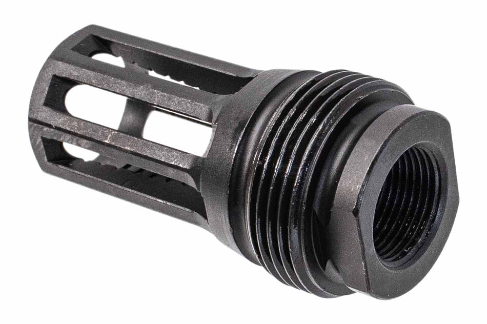 Artisan PIG Style 14mm CCW Steel Flash Hider For CG SGI-6 Style Barrel Extension