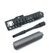 Artisan LVAW Rail Handguard Set for SIG Airsoft MCX Virtus ( Black )