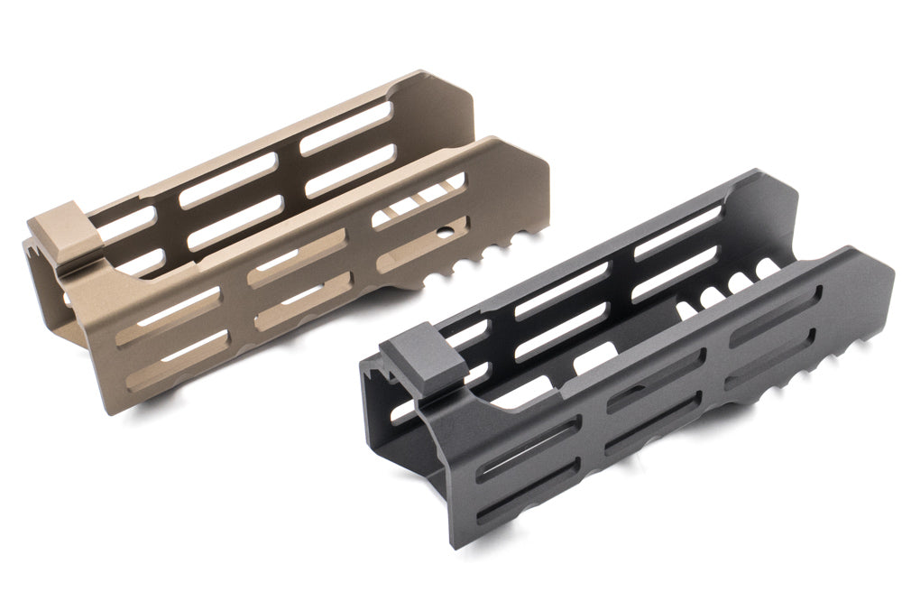 Artisan 6 Inch Rail Handguard Set for SIG Airsoft MCX Virtus ( Black / DE )-DDC ( Desert Dirt Color )