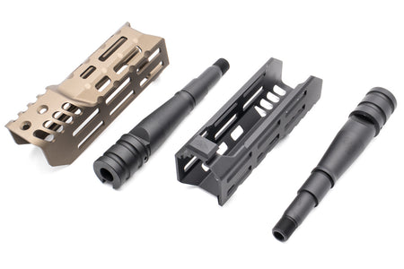 Artisan 6 Inch Rail Handguard Set for SIG Airsoft MCX Virtus ( Black / DE )-DDC ( Desert Dirt Color )