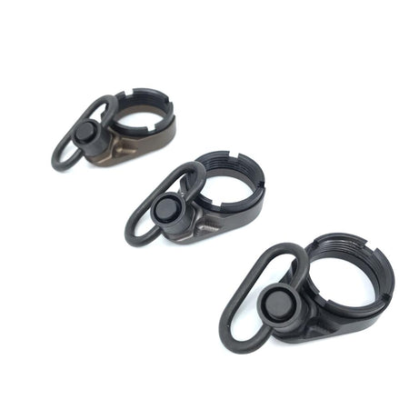 Artisan QD Sling Mount Plate for Marui TM MWS GBBR ( Black / Grey / Brown )-Black