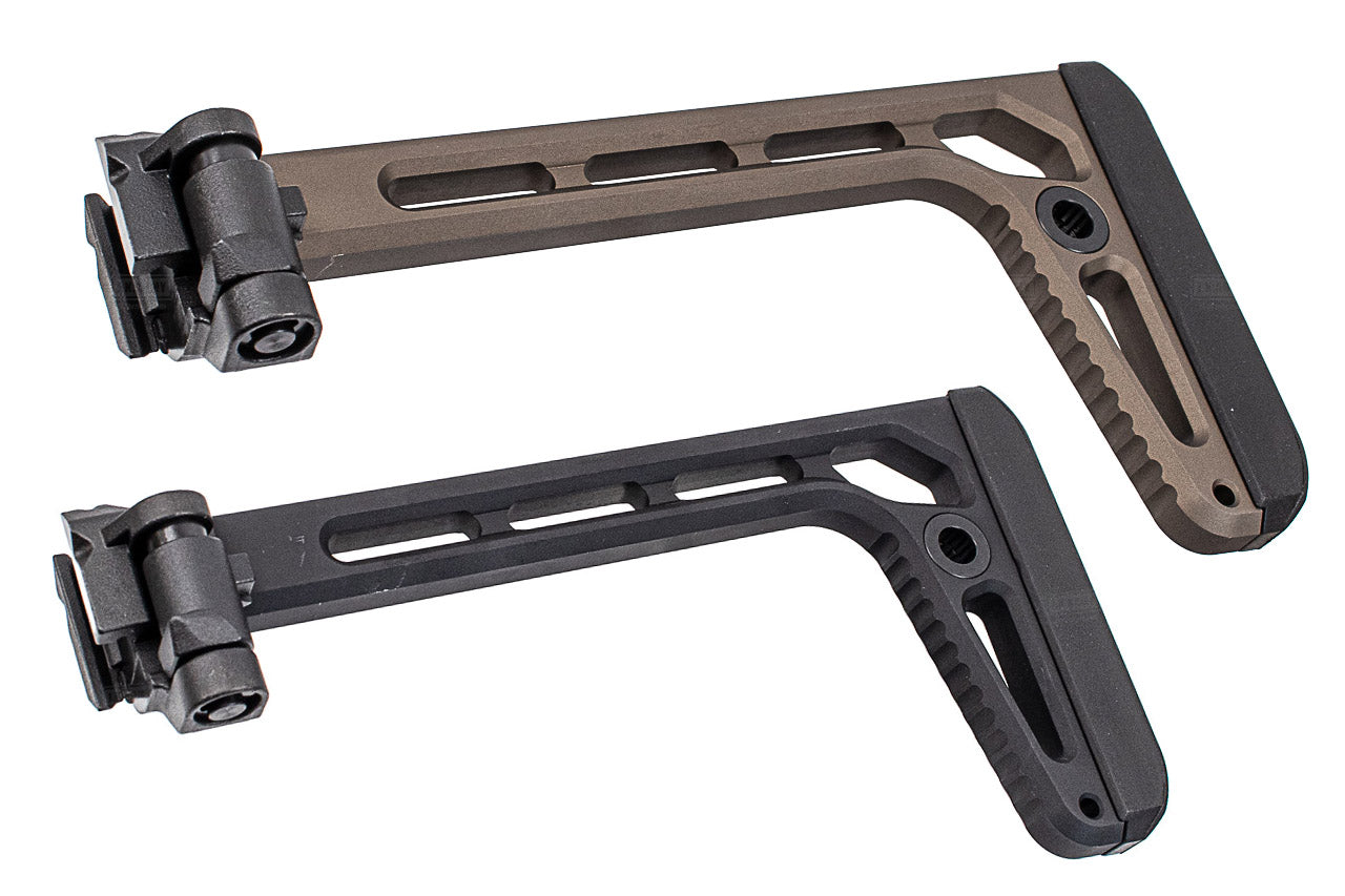 Artisan Folding Mini Plus Stock for Airsoft MCX / M1913 20mm Rail ( Type A ) ( Black / DE )-Dark Earth ( DE )
