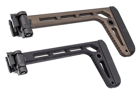Artisan Folding Mini Plus Stock for Airsoft MCX / M1913 20mm Rail ( Type A ) ( Black / DE )-Dark Earth ( DE )