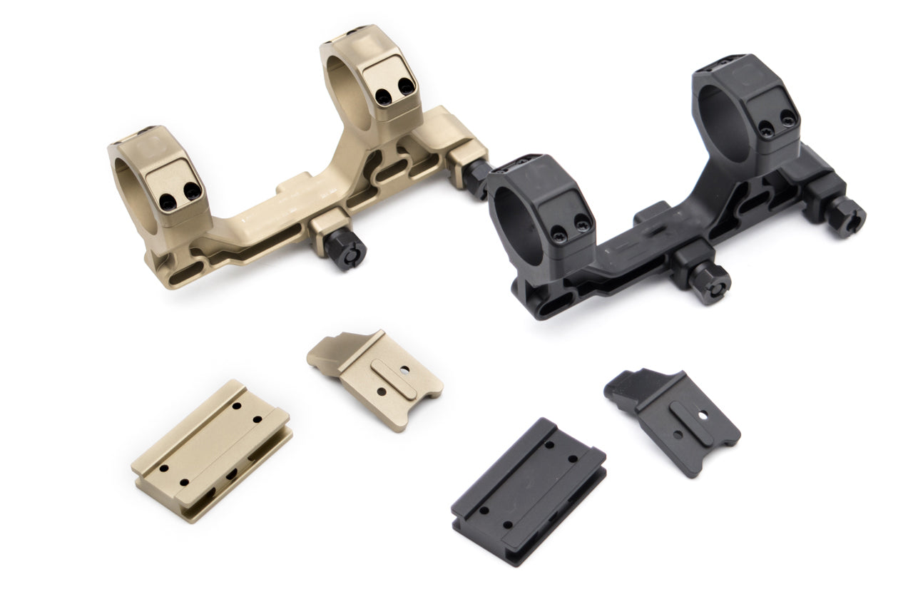 ARTISAN BO Style 30mm Modular Scope Mount for 1913 20mm Rail System with T1 / T2 Adapter / RMR Adapter-with T1/T2 Adapter-Black