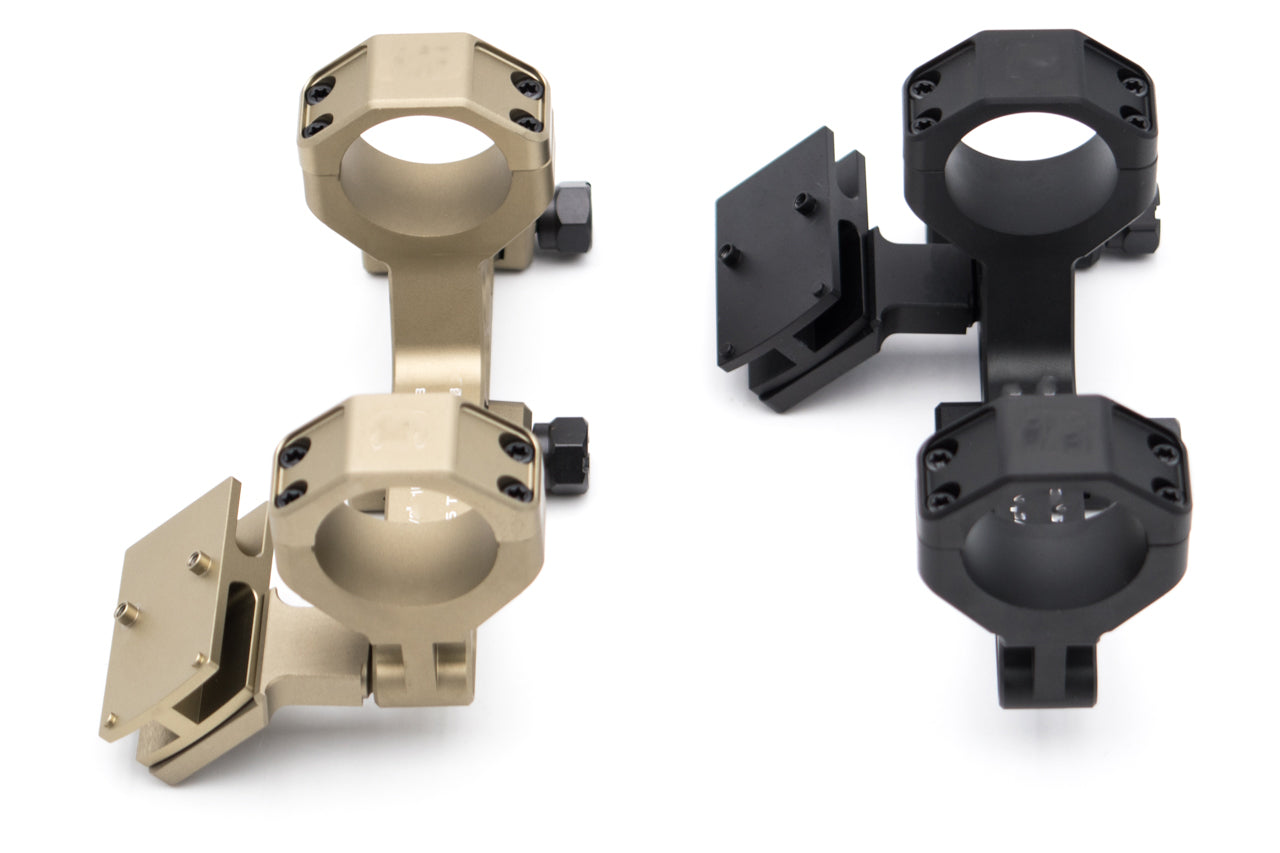 ARTISAN BO Style 30mm Modular Scope Mount for 1913 20mm Rail System with T1 / T2 Adapter / RMR Adapter-with T1/T2 Adapter-Black