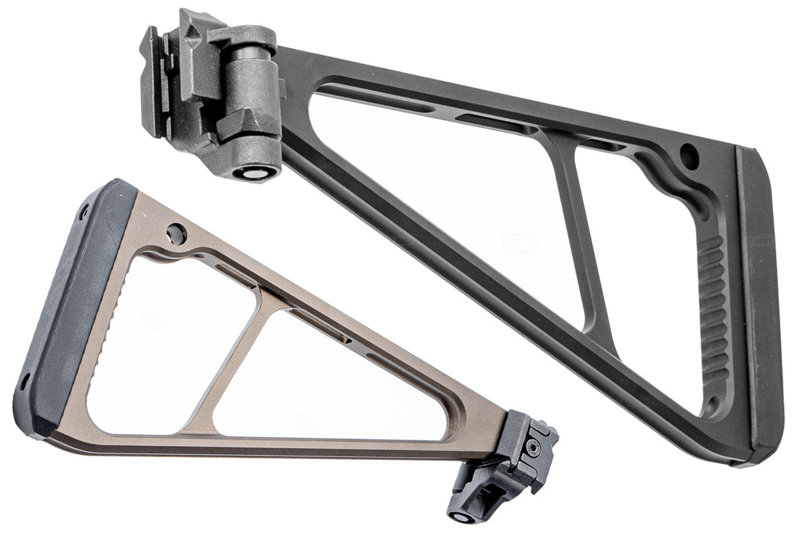 Artisan Triangle Folding Style Stock for MCX / M1913 20mm Rail ( Black / DE )-Black