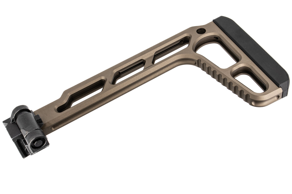 Artisan Light Weight Folding Style Stock for MCX / M1913 20mm Rail ( Black / DE )-Dark Earth ( DE )