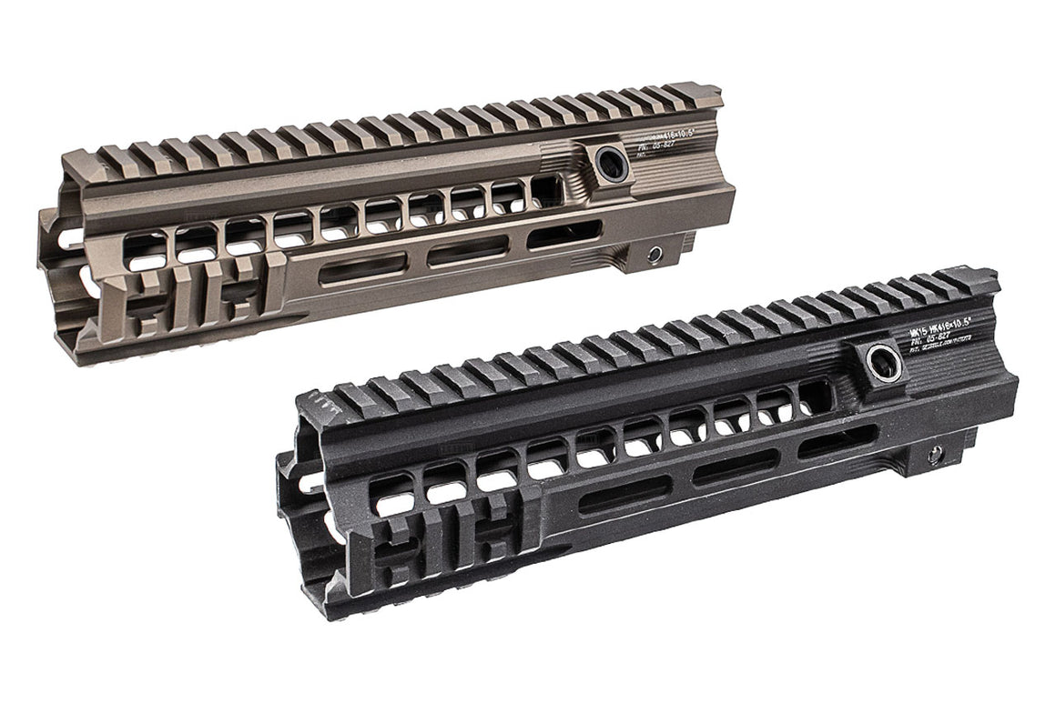 Artisan SMR 416 MK15 Style 10.5 inch M-LOK Handguard Rail for Airsoft AEG /GBB / EBB-Tokyo Marui EBB-Black