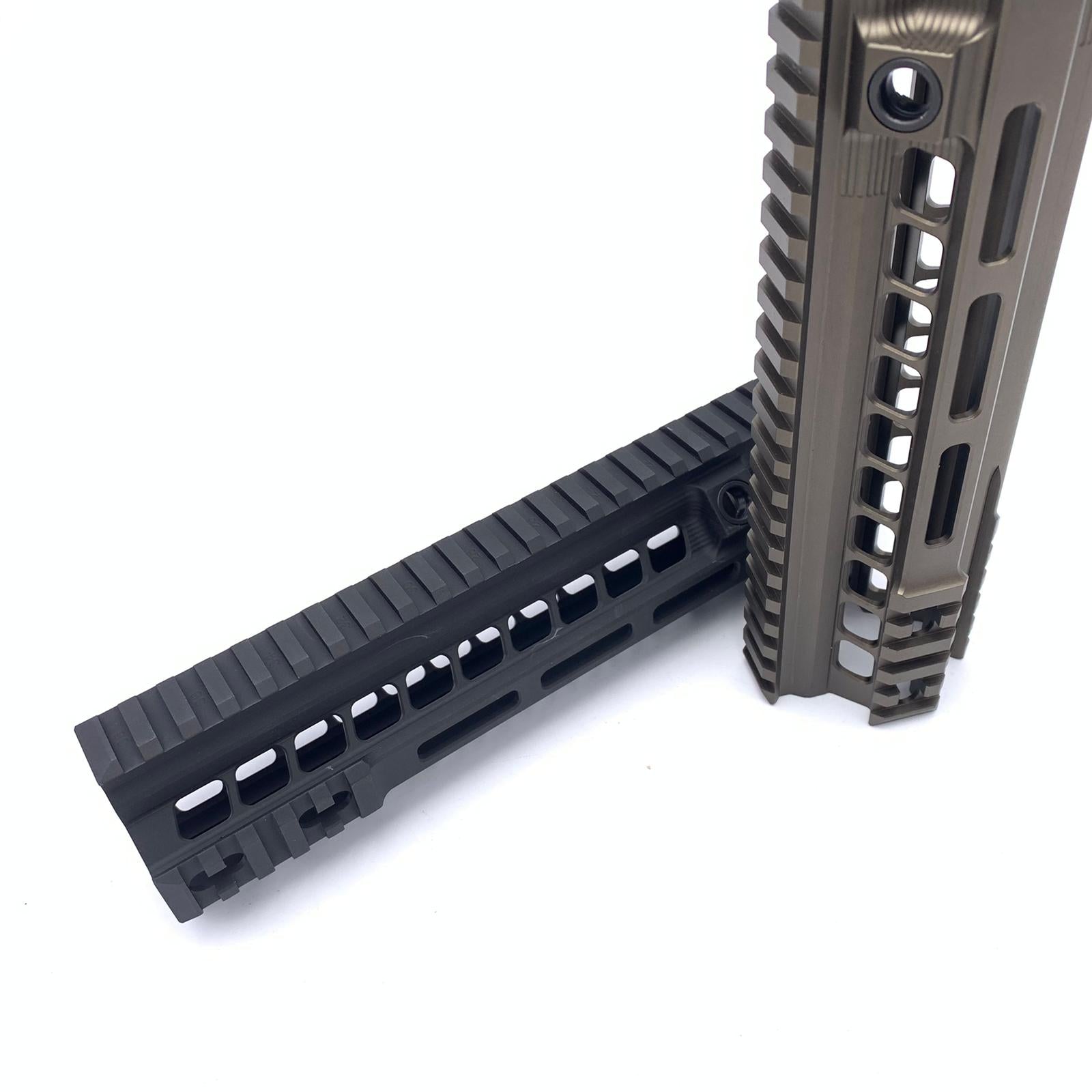 Artisan SMR 416 MK15 Style 10.5 inch M-LOK Handguard Rail for Airsoft AEG /GBB / EBB-Tokyo Marui EBB-Black