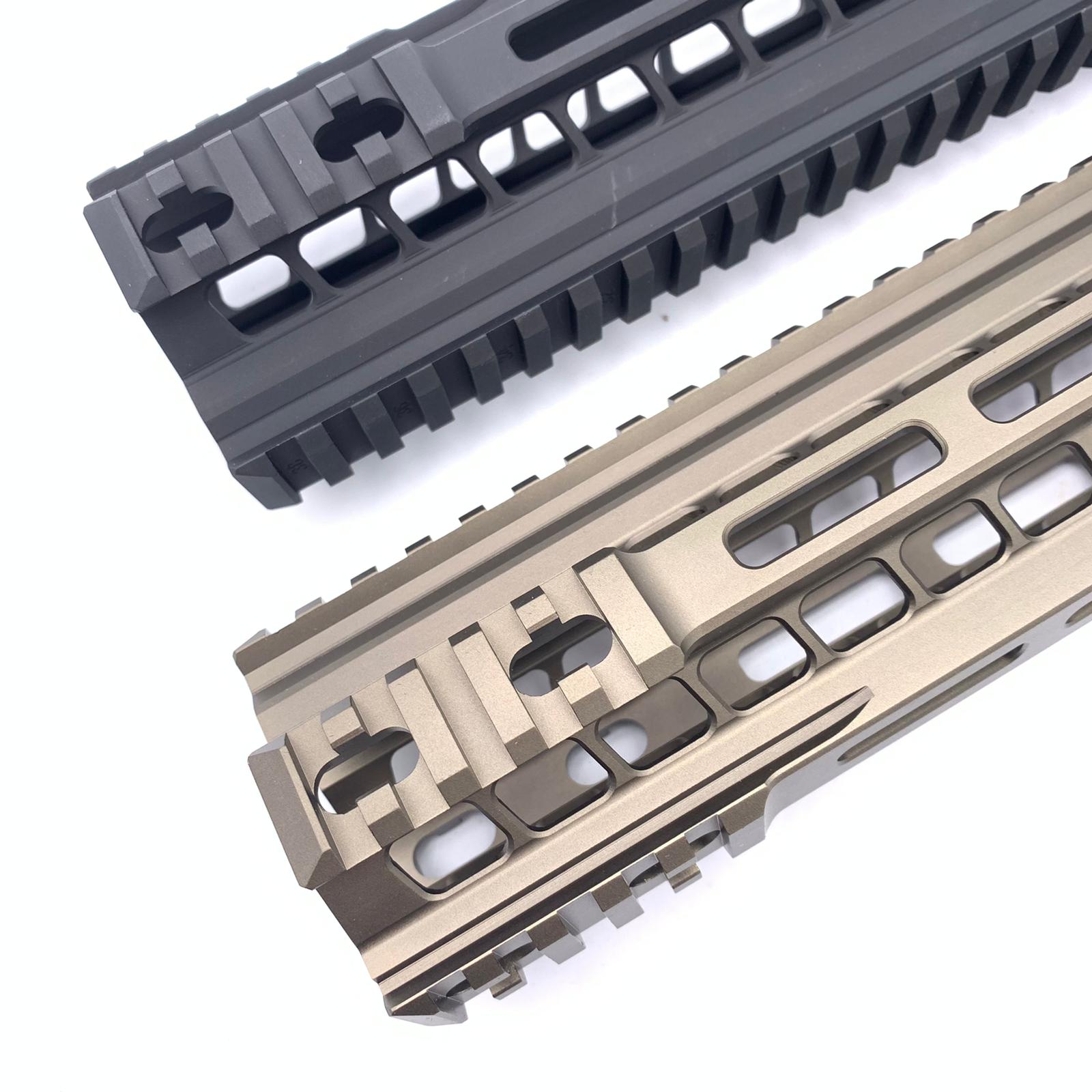 Artisan SMR 416 MK15 Style 10.5 inch M-LOK Handguard Rail for Airsoft AEG /GBB / EBB-Tokyo Marui EBB-Black