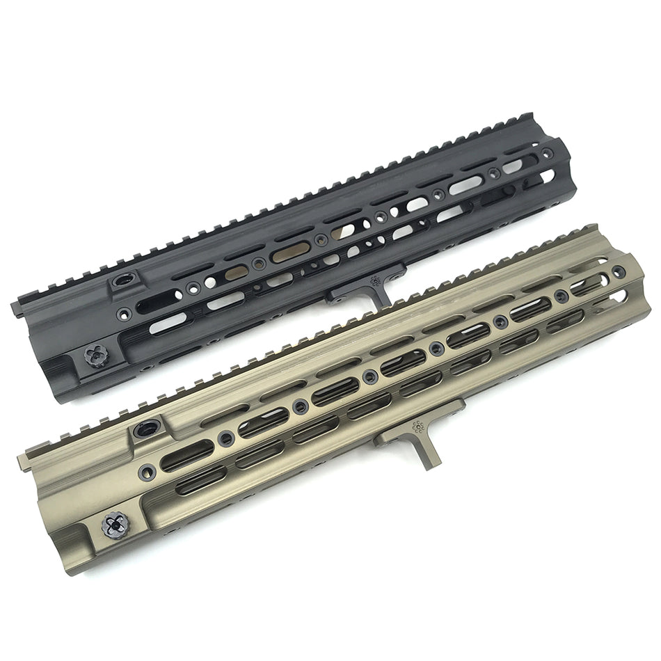 Artisan G Style SMR 416 14.5 inch Long Ver. Handguard Rail for Airsoft AEG / GBB / PTW / MWS / EBB ( BK / DE )-EBB-Black