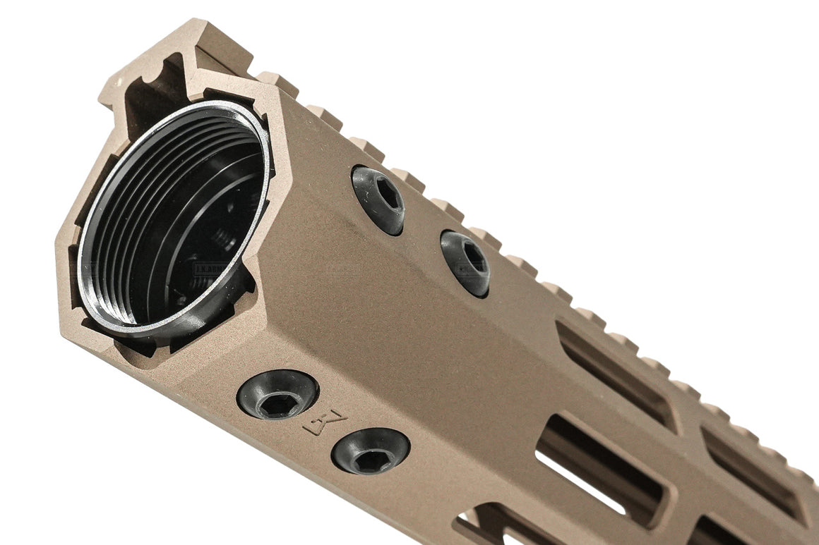 Airsoft Artisan Squid 9" M-LOK Handguard For TM MWS / PTW / M4 AEG / GBB System Series-FDE